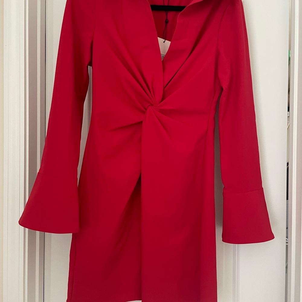 Elegant Red Women's Dress